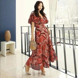 NWT Johanna Ortiz x H&M Eyelet Embroidered Dress M